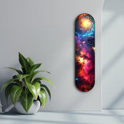 Colorful Space V4 | Glass Wall Art - Artdesigna