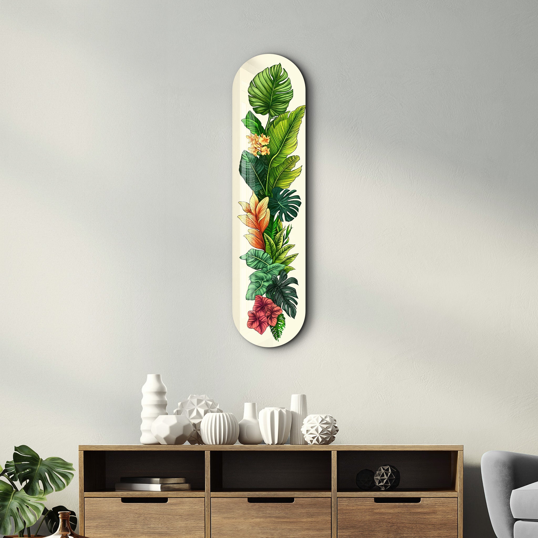 Tropical Dream 3 | Glass Wall Art - Artdesigna