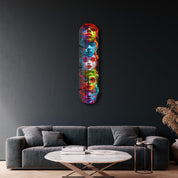 Faces | Glass Wall Art - Artdesigna