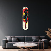 Ninja 2 | Glass Wall Art - Artdesigna