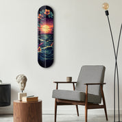 Hawaiian Scene 1 | Glass Wall Art - Artdesigna