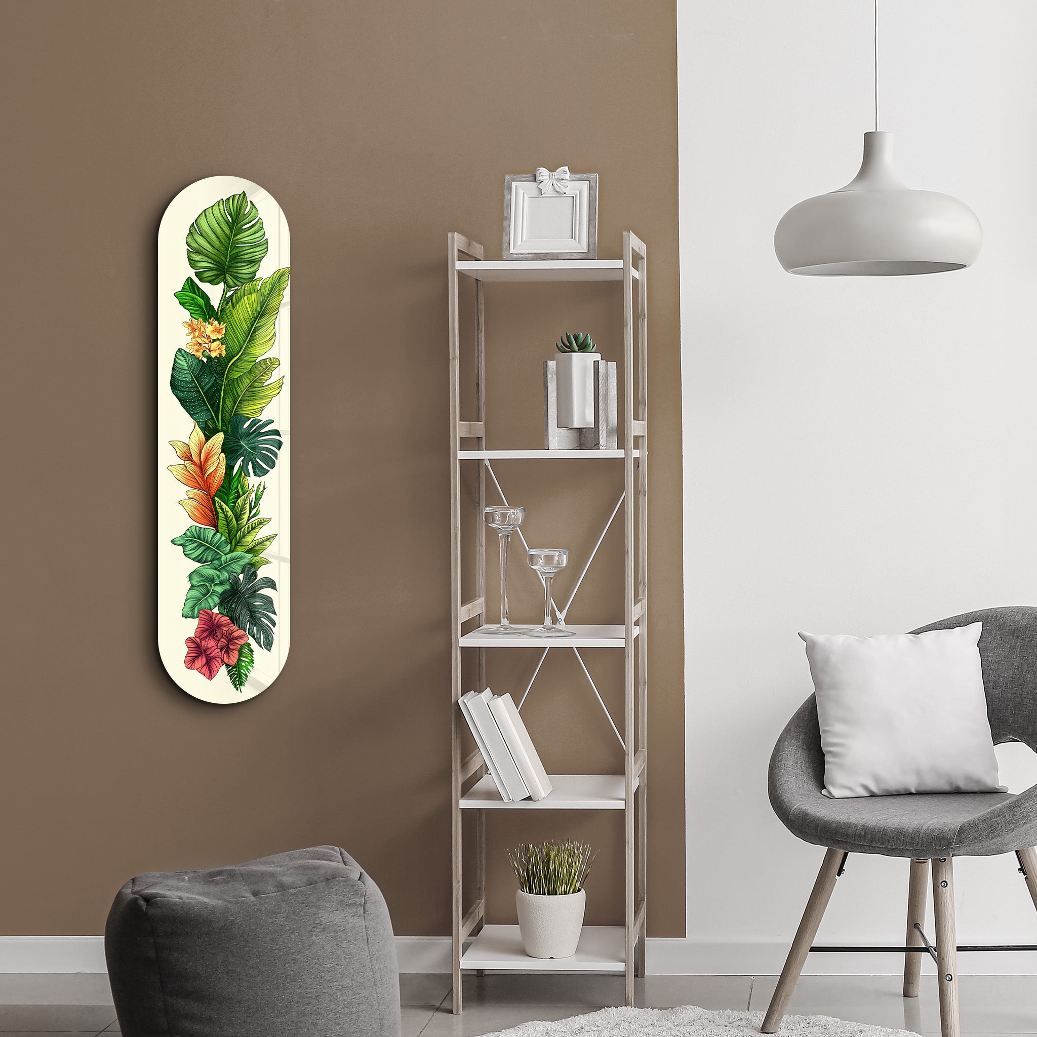 Tropical Dream 3 | Glass Wall Art - Artdesigna