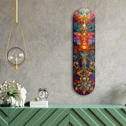 Bohemian Flower Dream V2 | Glass Wall Art - Artdesigna