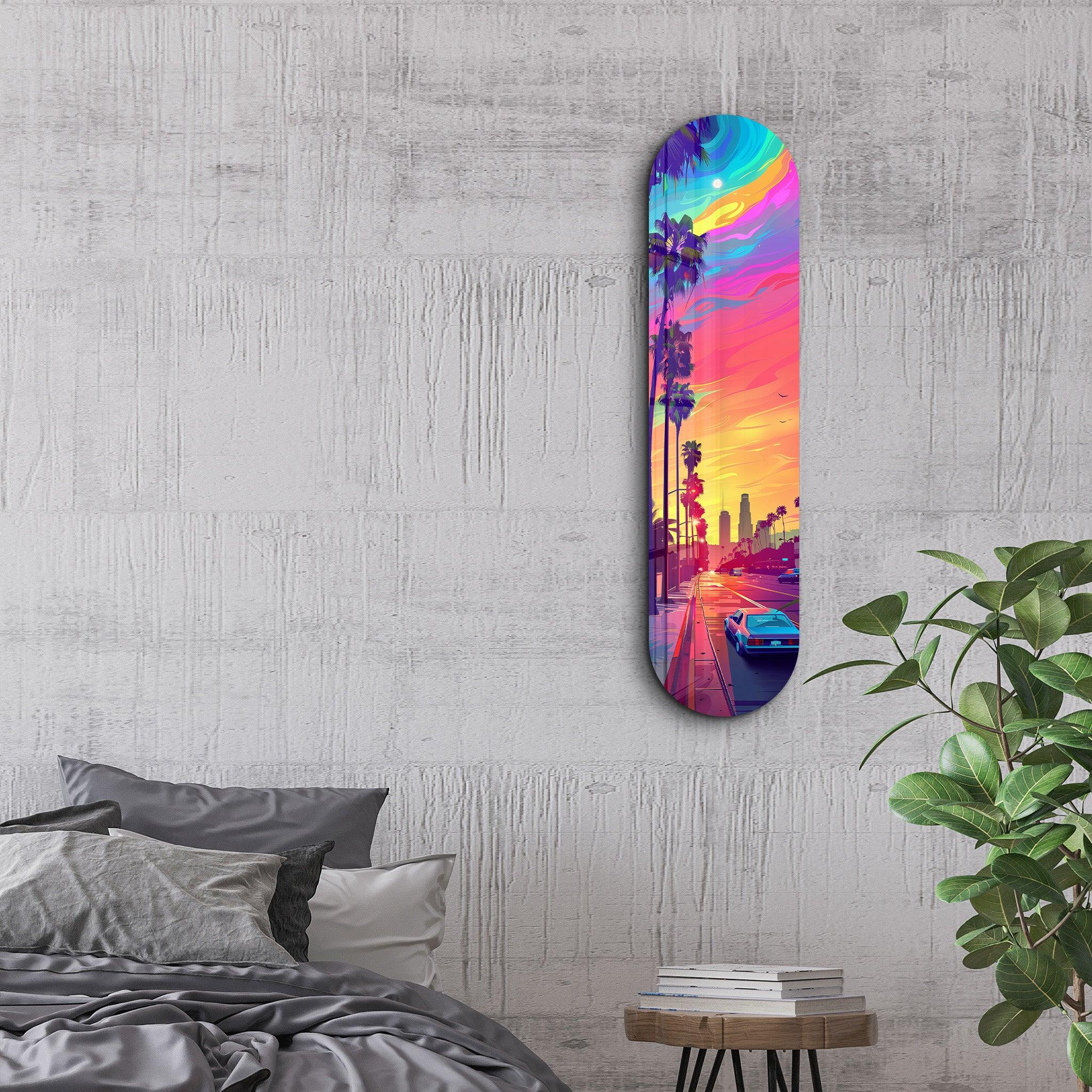 California | Glass Wall Art - Artdesigna