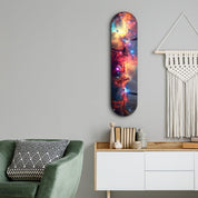 Colorful Space V3 | Glass Wall Art - Artdesigna