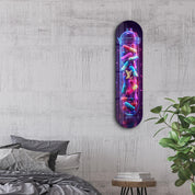 Colorful LV Tube| Glass Wall Art - Artdesigna