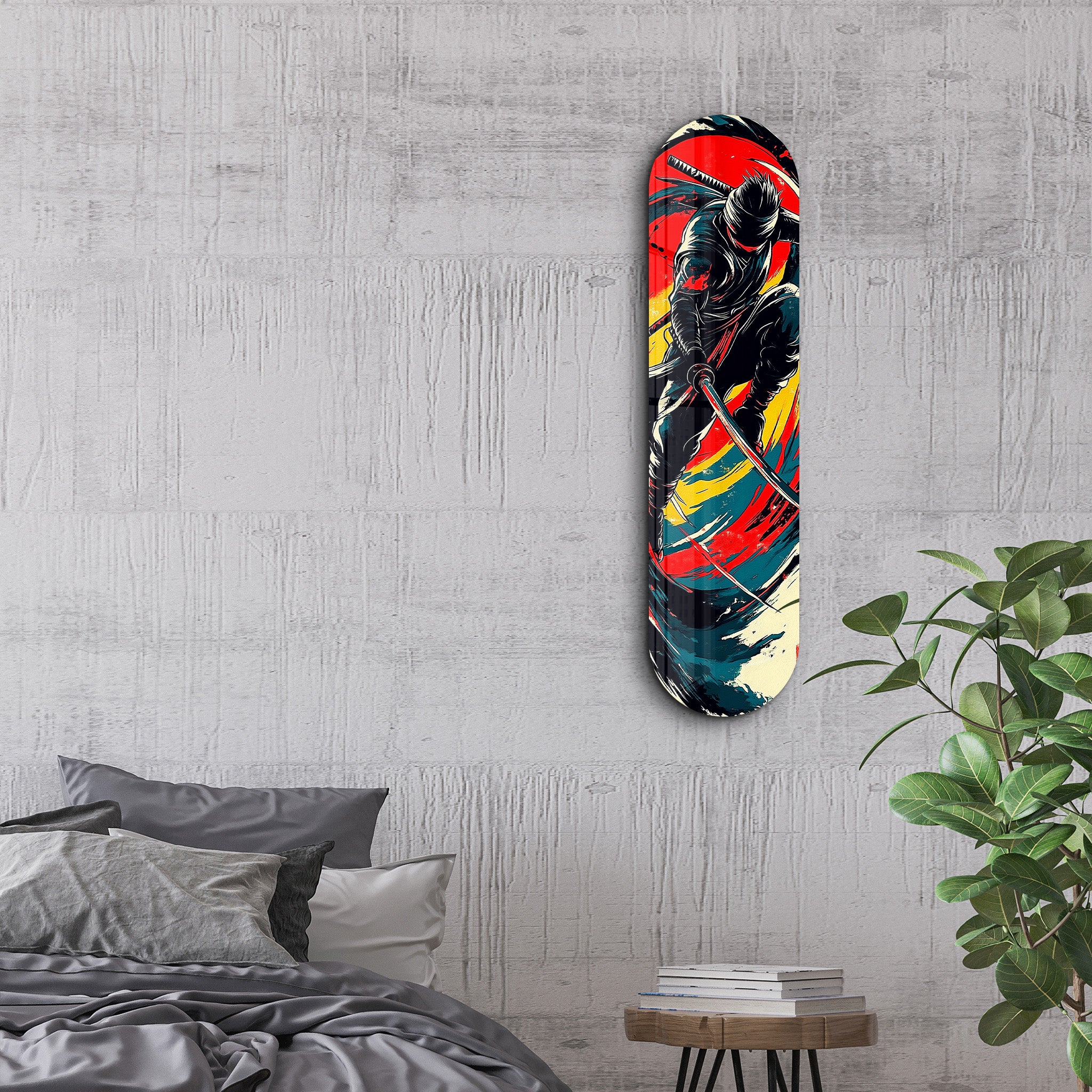 Ninja 1 | Glass Wall Art - Artdesigna