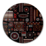 Scandinavian Black | Rounded Glass Wall Art