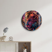 ・"Tayga"・Rounded Glass Wall Art - ArtDesigna Glass Printing Wall Art