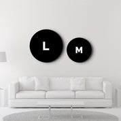 ・"Black Lips"・Rounded Glass Wall Art - ArtDesigna Glass Printing Wall Art