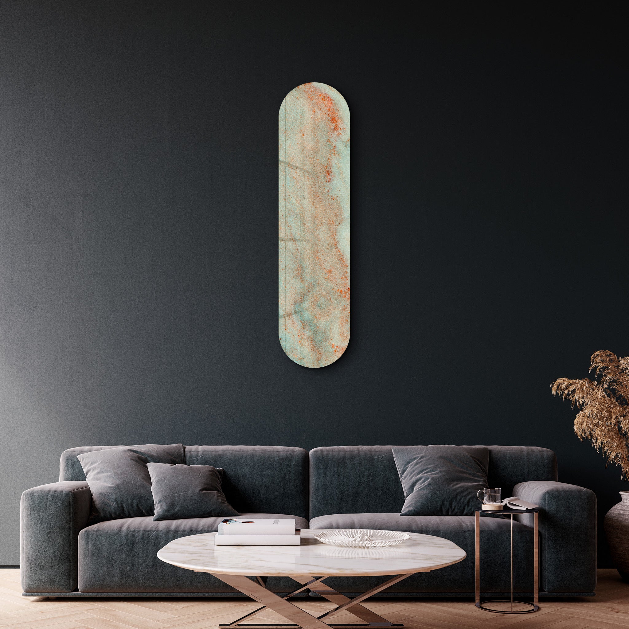 Verdigris 2 | Glass Wall Art