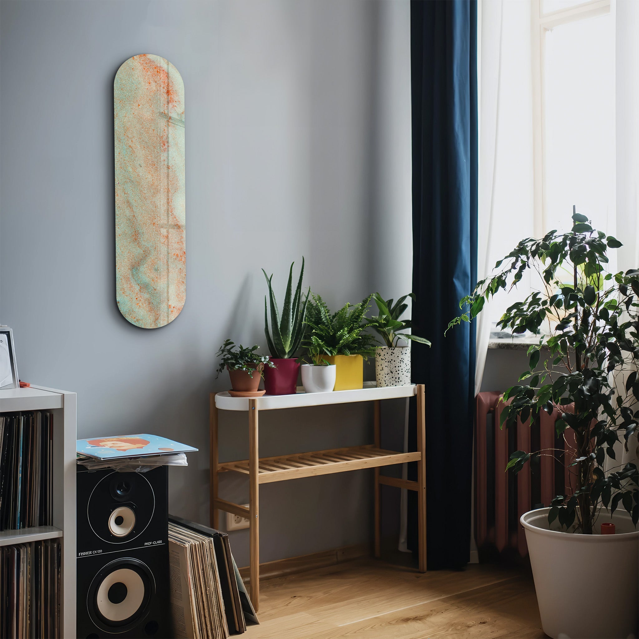 Verdigris 2 | Glass Wall Art