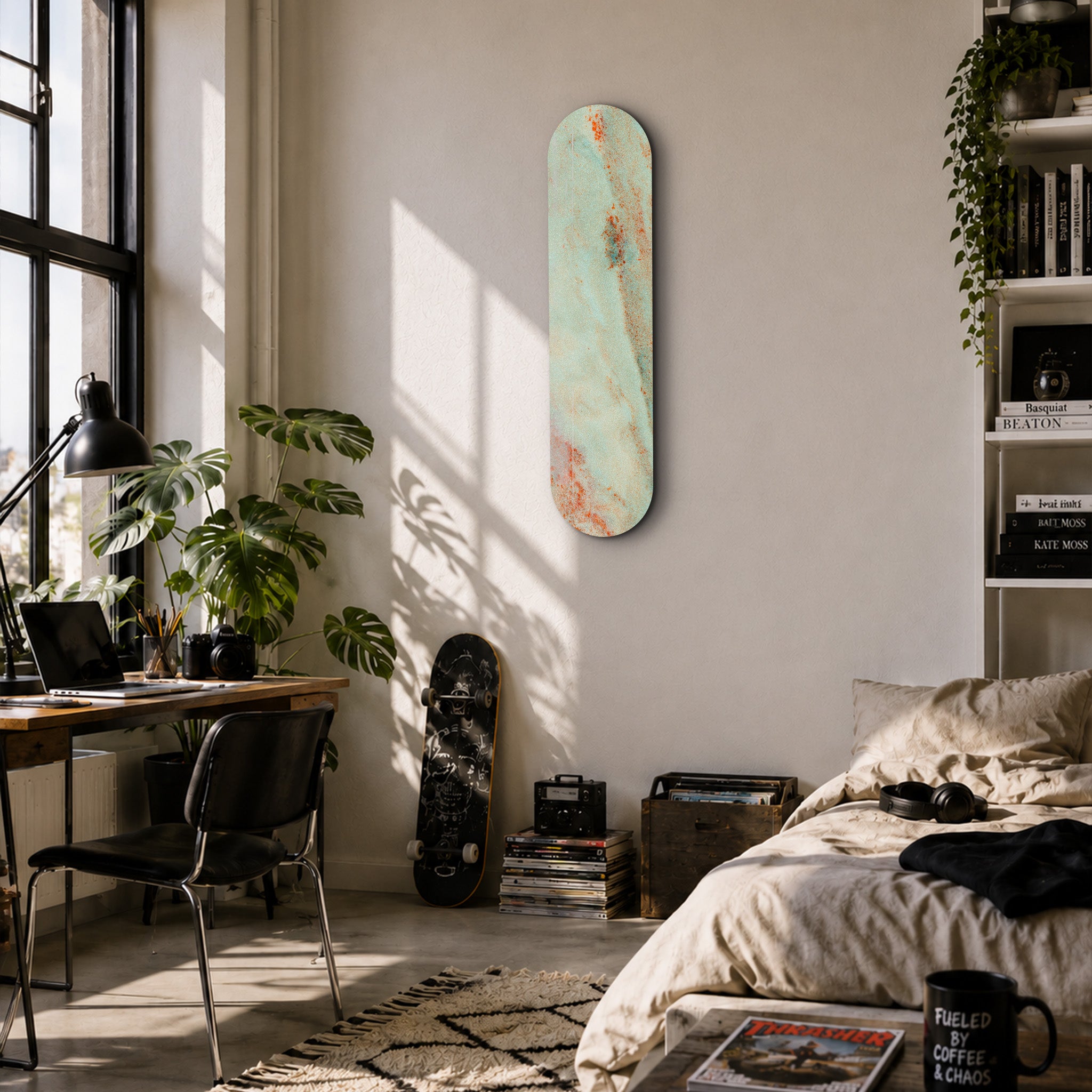 Verdigris 3 | Glass Wall Art