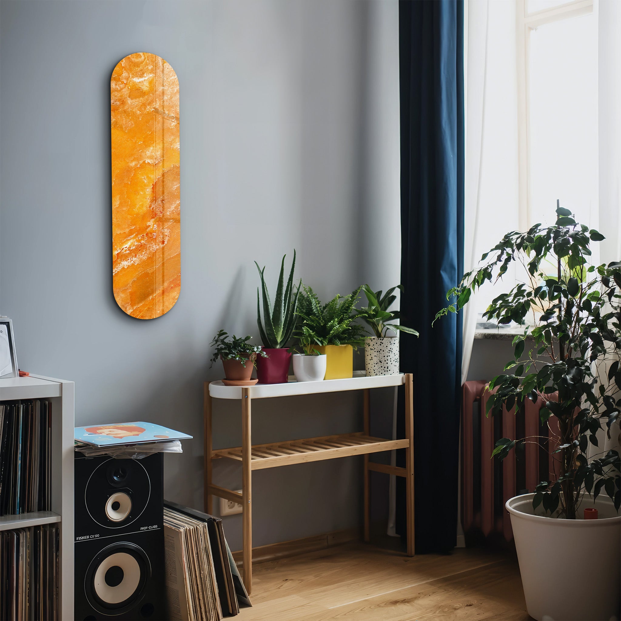 Amber Onyx 2 | Glass Wall Art