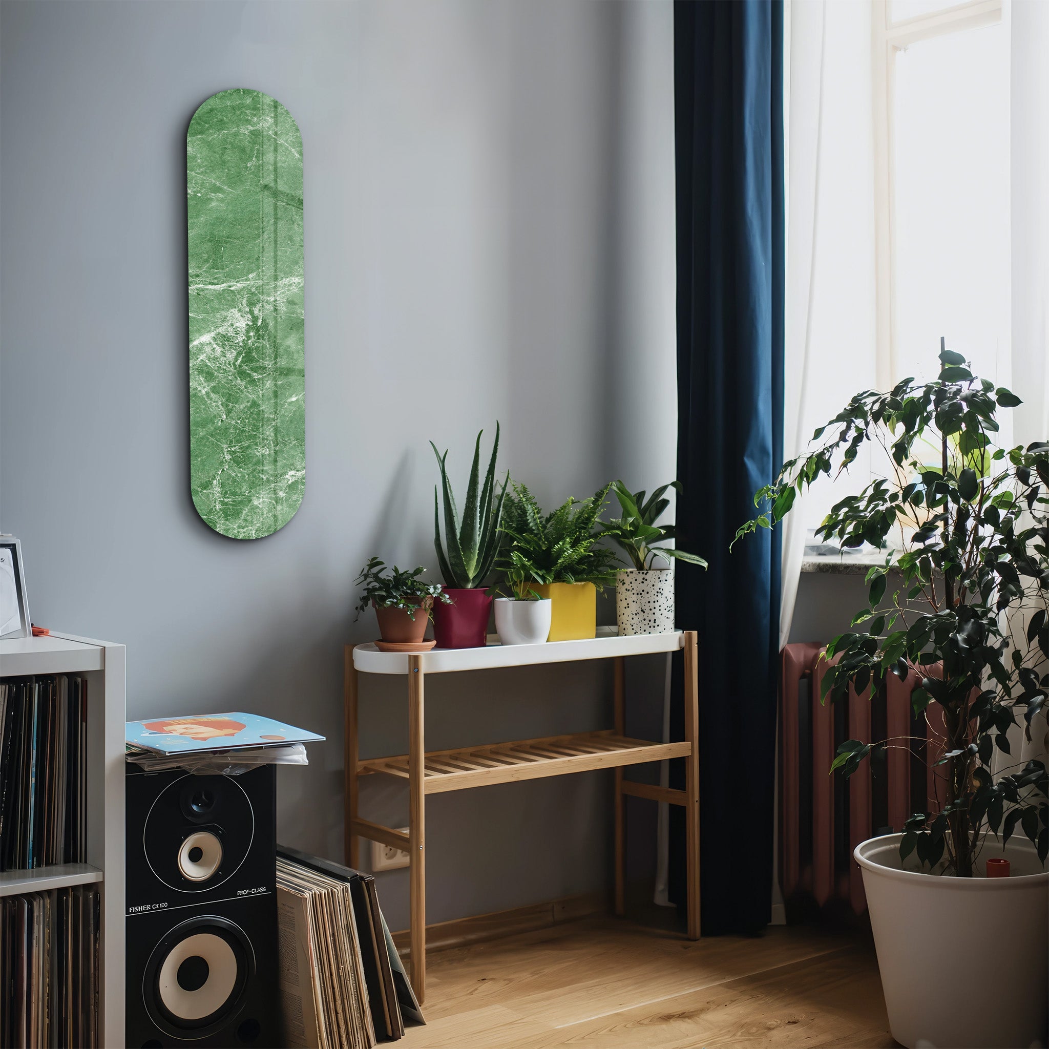 Verde Marble 4 | Glass Wall Art