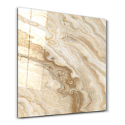 Ivory Onyx 2 Square Art | Glass Wall Art