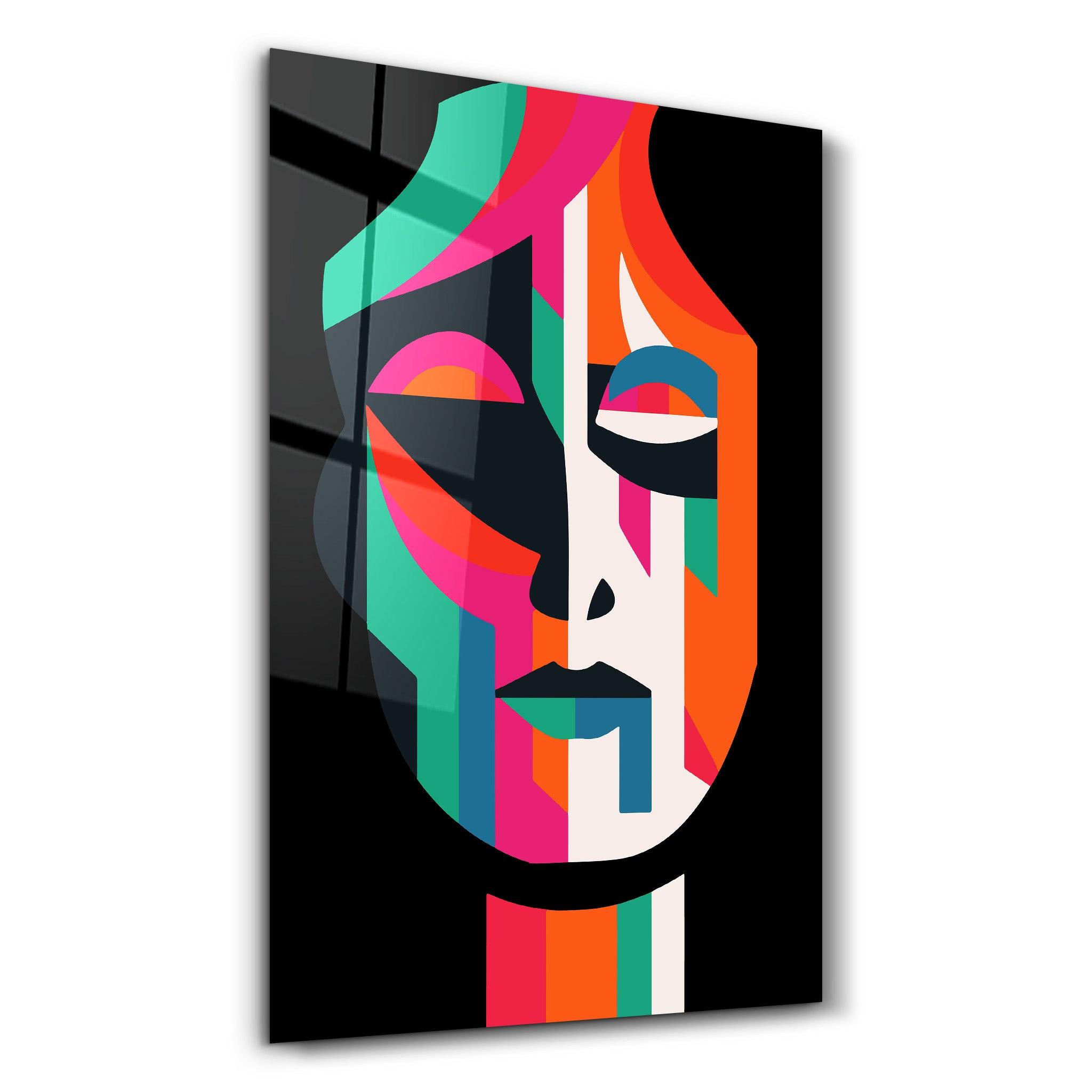 ・"The Face - Bauhaus"・Designer's Collection Glass Wall Art - ArtDesigna Glass Printing Wall Art