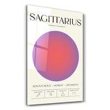 Sagittarius Aura Collection | Zodiac Glass Wall Art