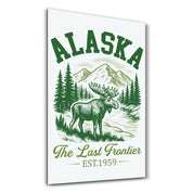 Alaska - The Last Frontier | Glass Wall Art