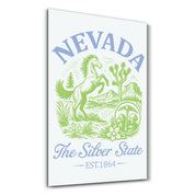 Nevada - The Silver State | Glass Wall Art