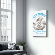 New Jersey - The Garden State | Glass Wall Art