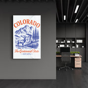Colorado - The Centennial State | Glass Wall Art