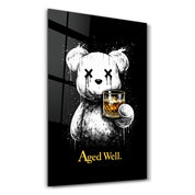 Aged Well x Sugar Teddy | Glass Wall Art