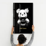 Ask Later x Sugar Teddy | Glass Wall Art
