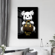 Essentials Only x Sugar Teddy | Glass Wall Art