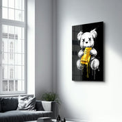 Worth More Than Words x Sugar Teddy | Glass Wall Art