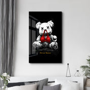 Private Matter x Sugar Teddy | Glass Wall Art