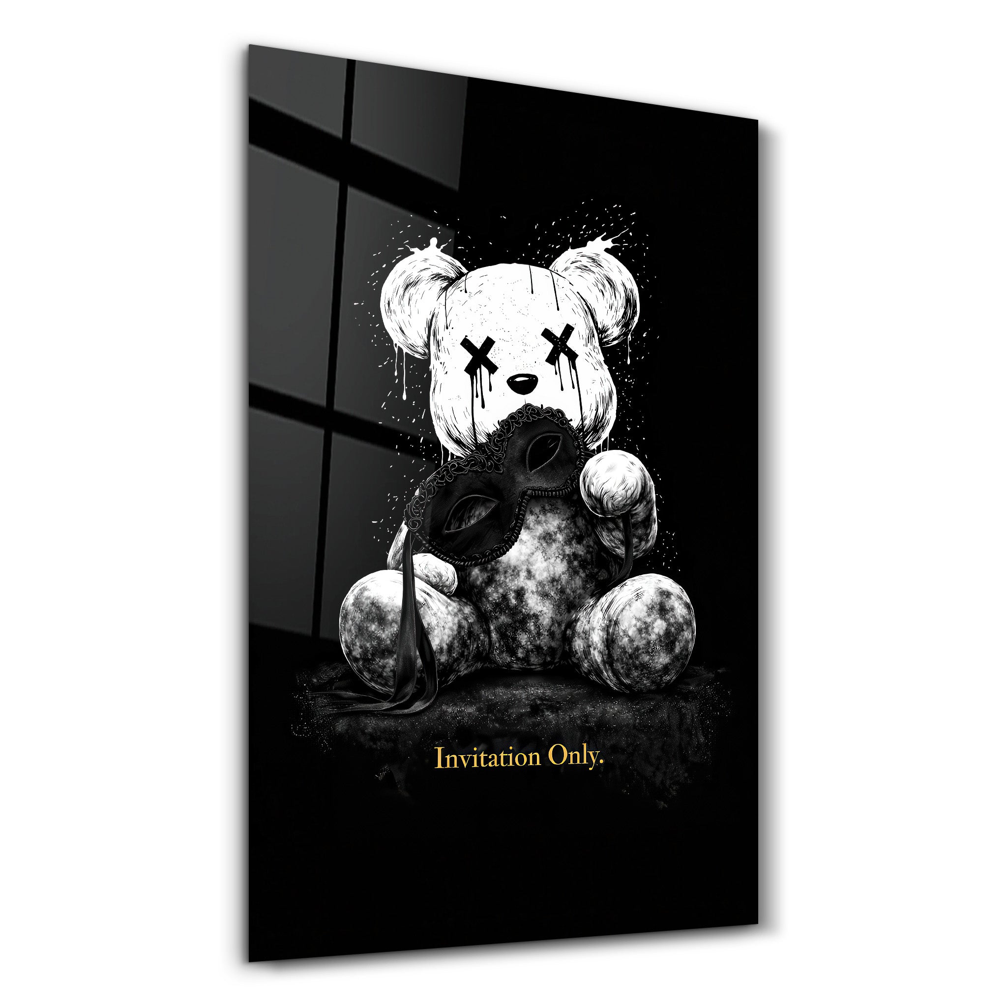 Invitation Only x Sugar Teddy | Glass Wall Art