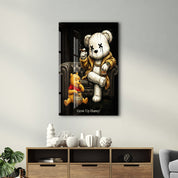 Grow Up Hunny x Sugar Teddy | Glass Wall Art