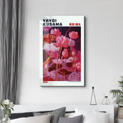 Yayoi Kusama – Crimson Garden (1984) | Glass Wall Art