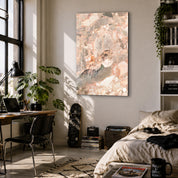 Champagne Mosaic | Glass Wall Art