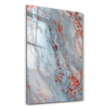 Crimson Frost | Glass Wall Art