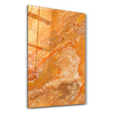 Amber Cloud | Glass Wall Art