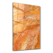 Honey Stone | Glass Wall Art
