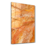 Honey Stone | Glass Wall Art