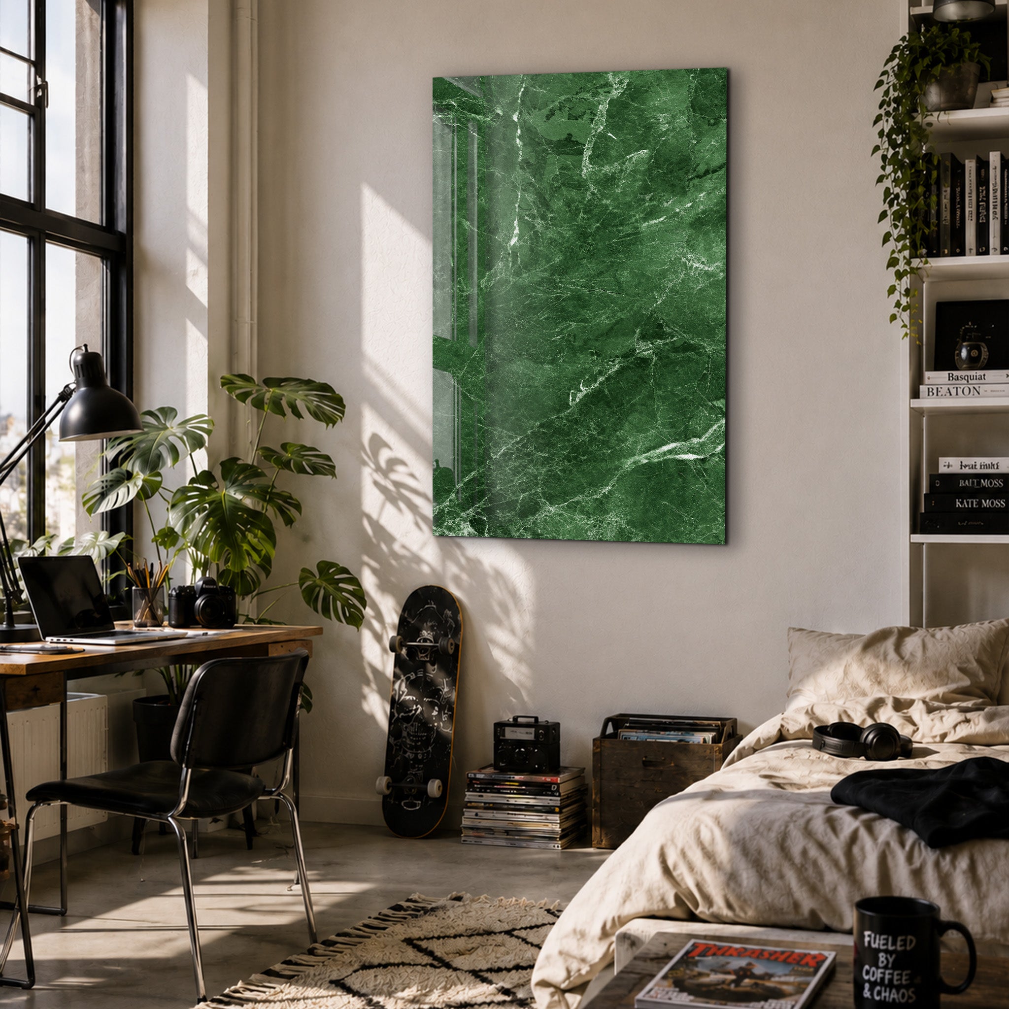 Forest Jade | Glass Wall Art