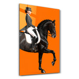 The Equestrian | Glass Wall Art
