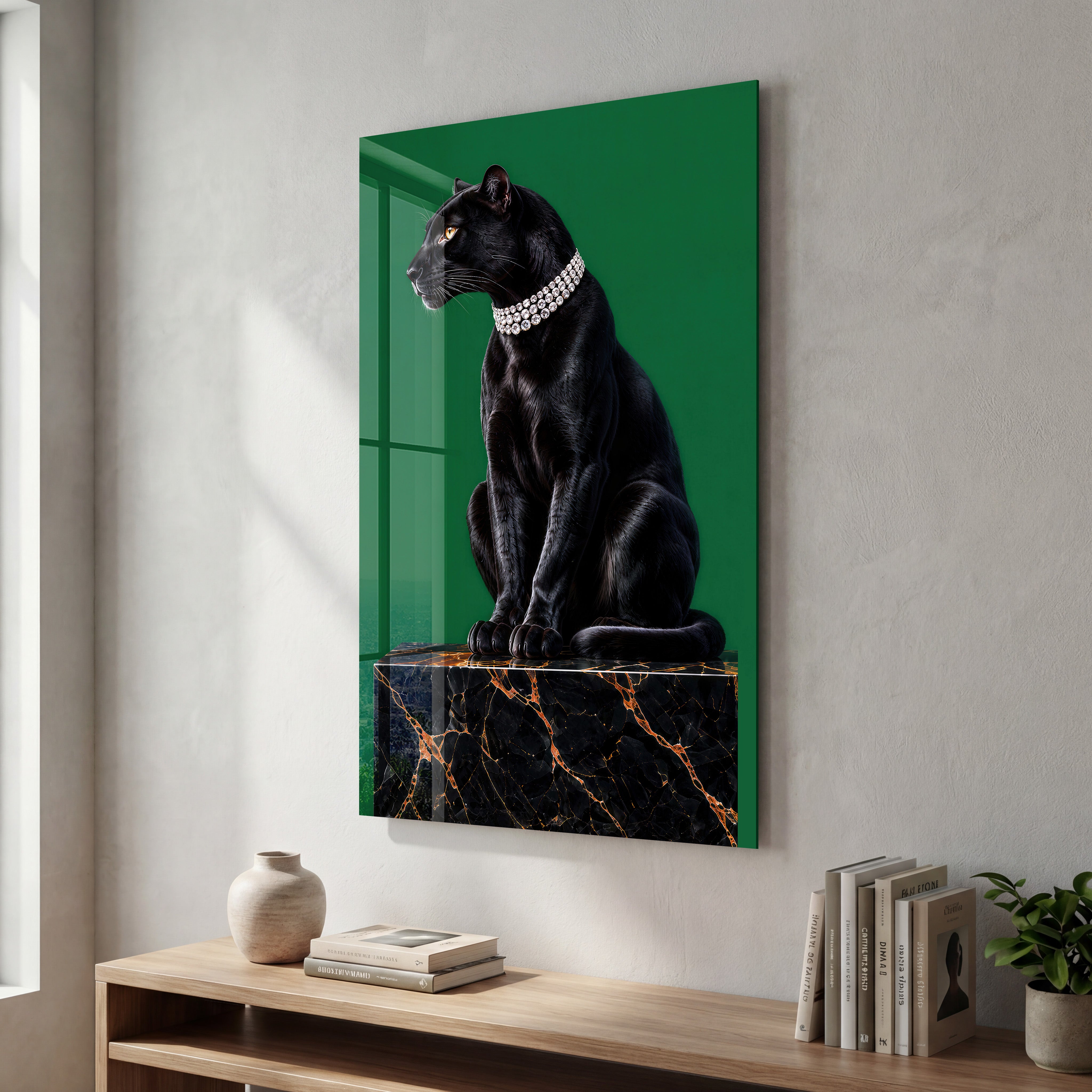 Wild Elegance | Glass Wall Art
