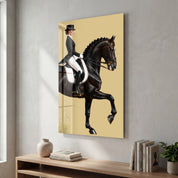 The Equestrian 2 | Glass Wall Art
