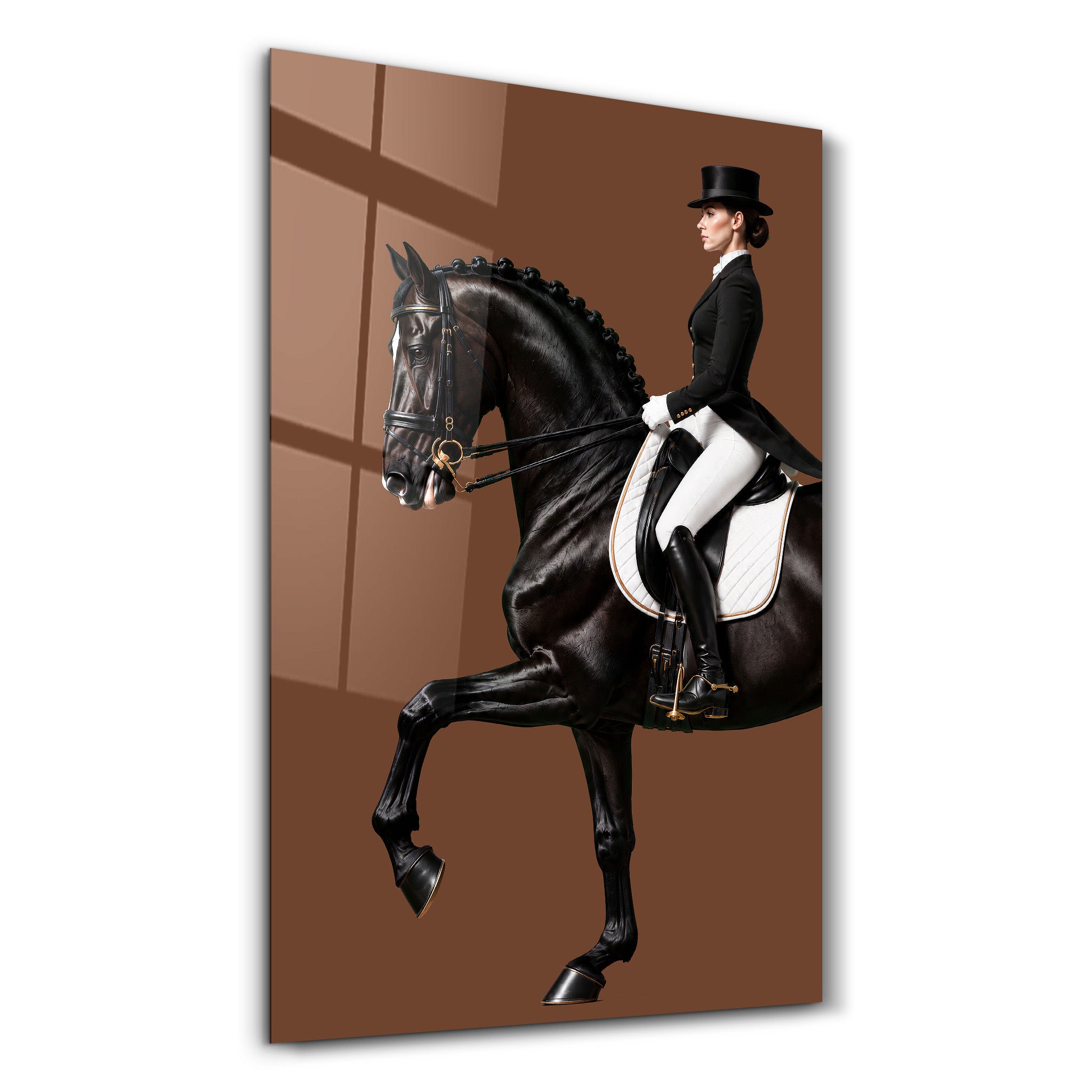 The Equestrian 2 | Glass Wall Art