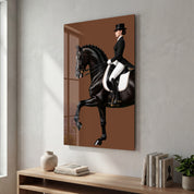 The Equestrian 2 | Glass Wall Art