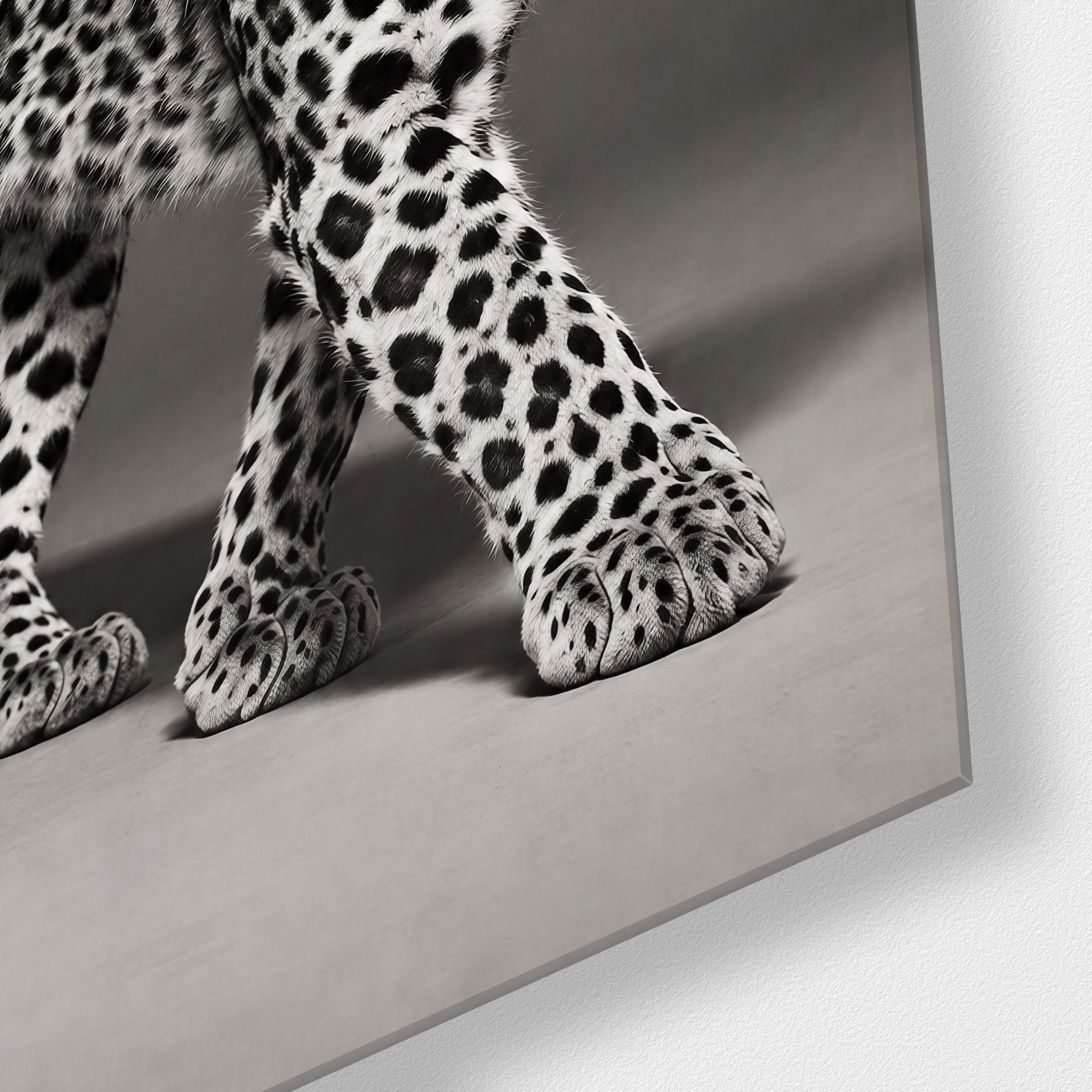 Wild at Heart Artdesigna glass wall art close-up with detailed spring-inspired design