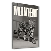 Wild at Heart glass wall art by Artdesigna, featuring a bold studio-designed artwork on glass panel