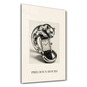 Precious Hours Artdesigna glass wall art with a modern studio design