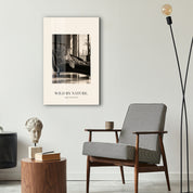 Wild by Nature glass wall art by Artdesigna featuring a nature-inspired design on a clear glass panel