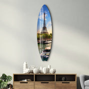 Parisian Surf | Surfboard Glass Wall Art